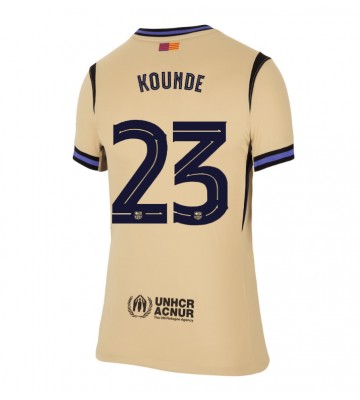 Lacne Ženy Futbalové dres Barcelona Jules Kounde #23 2025-26 Krátky Rukáv - Preč